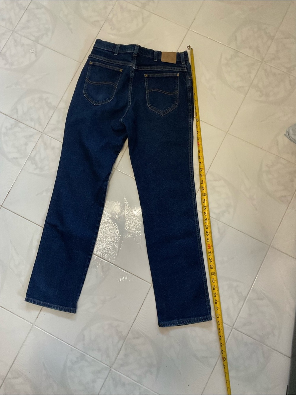 Lee Men's Straight Jeans Dark Indigo Blue